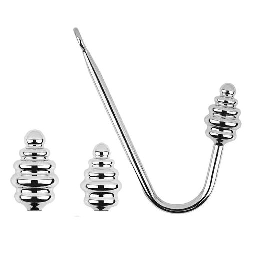 Anal GreatBenefit 8826 Hook Set Screw-in Ribbed 0213